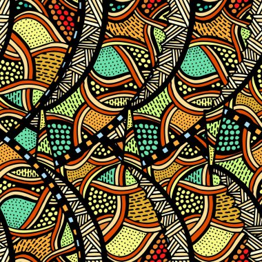 Doodle dalgalar ve çizgiler