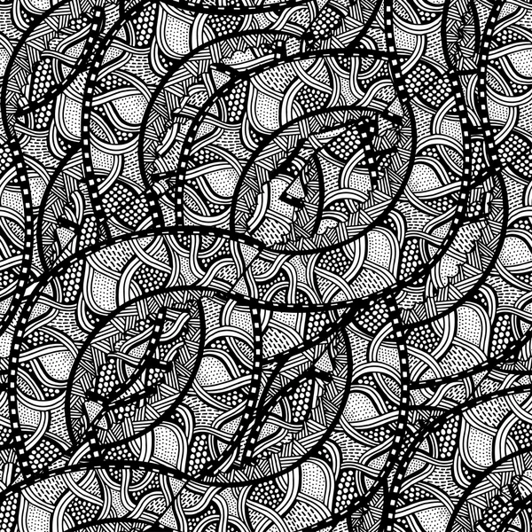 Sketchy seamless pattern — Stock Vector