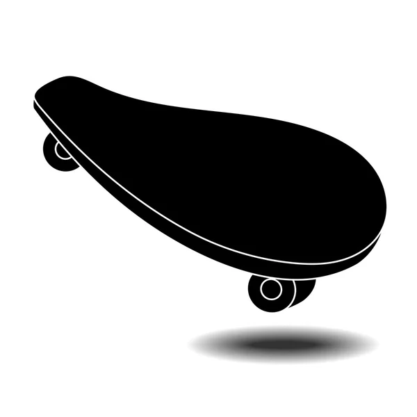 Skateboard icono plano — Archivo Imágenes Vectoriales