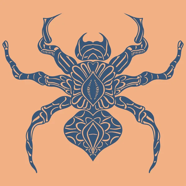 Vector de araña abstracta — Vector de stock