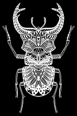 Vektör Zentangle hata