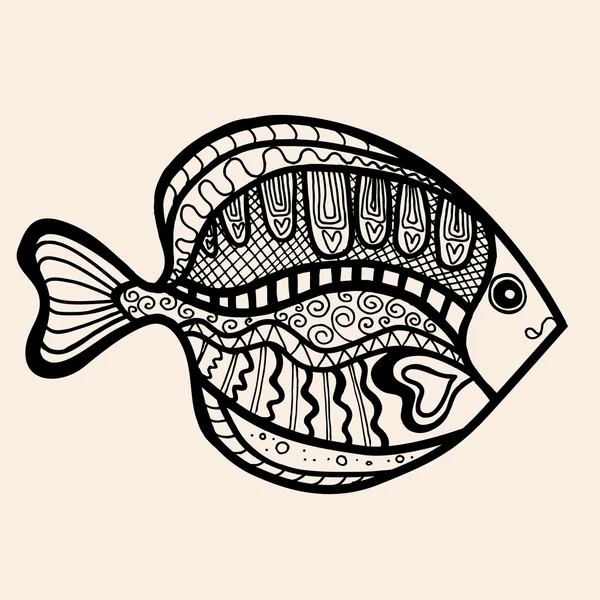 Διακοσμητικά ψάρια γραφικών — Διανυσματικό Αρχείο