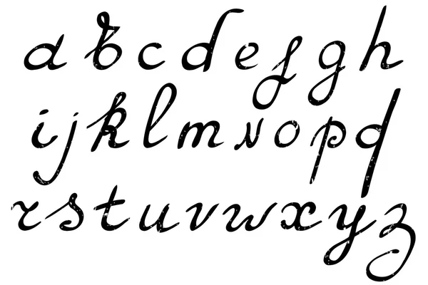 Ручной алфавит. — стоковый вектор