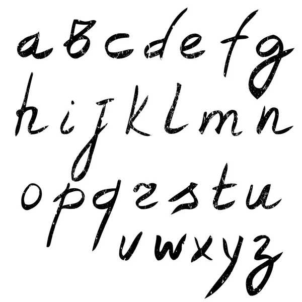 Alphabet dessiné à la main. — Image vectorielle