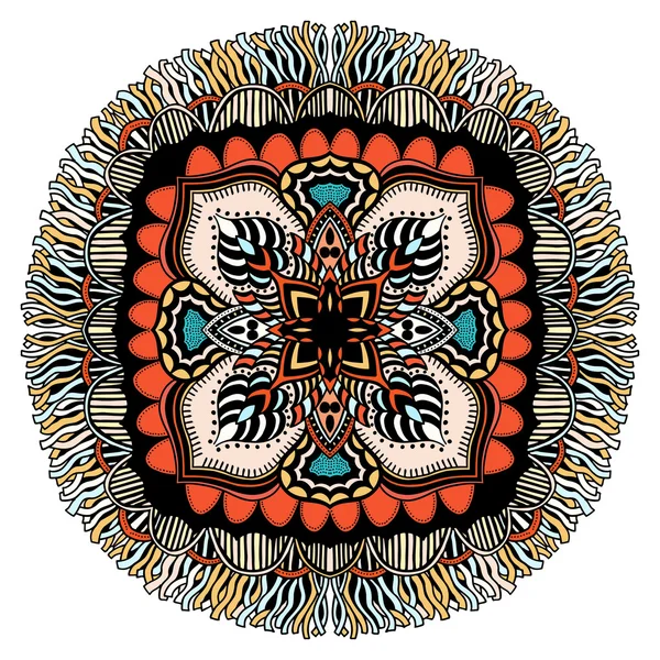 Dísz színes kártya, mandala. — Stock Vector