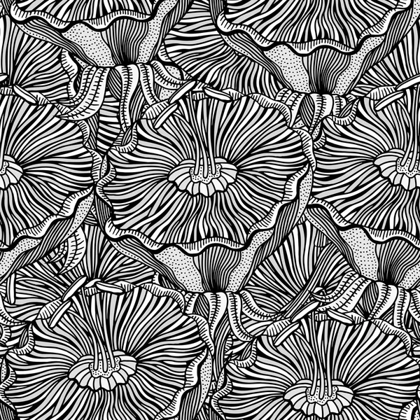 Handgezeichnete florale Tapete — Stockvektor