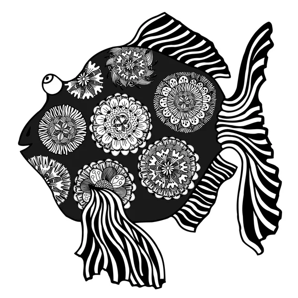 çizilmiş balık el