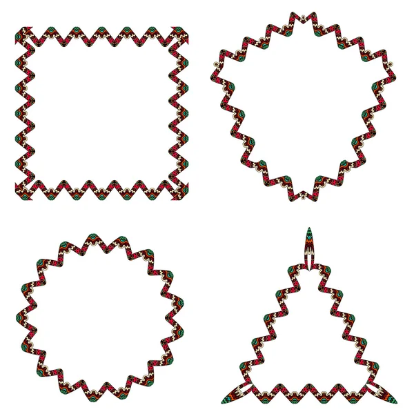 Handgezeichnete Doodle-Rahmen — Stockvektor