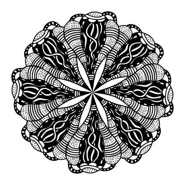 Daire çiçek süsleme