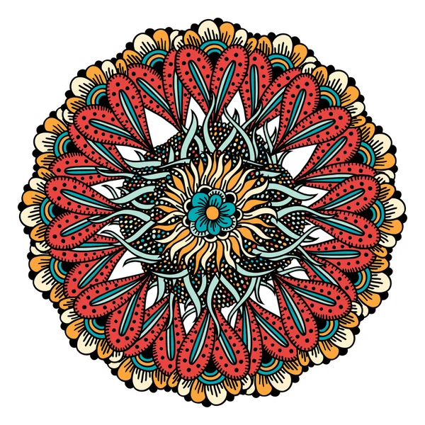 Mandala de couleur vectorielle — Image vectorielle