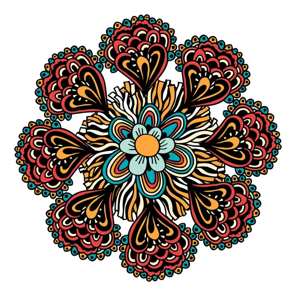 Vector gekleurde mandala — Stockvector