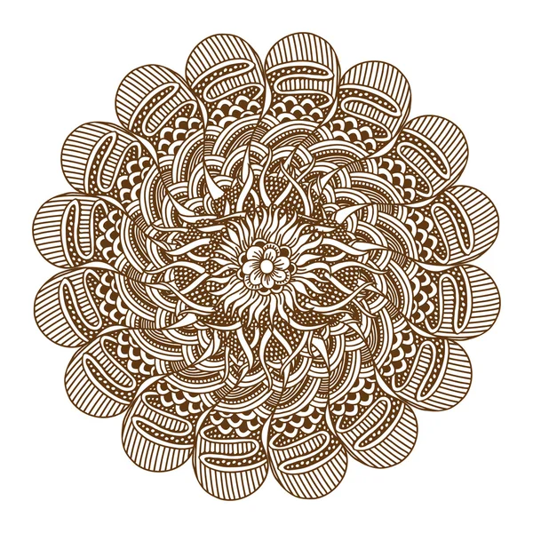 Henna Tattoo Mandala — Stockvector