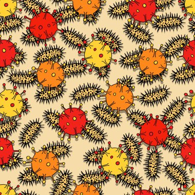 El çizimi pürüzsüz desen