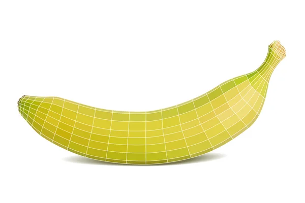 Bananen. vectorillustratie met zichtbare gaas. geïsoleerd op whit — Stockvector