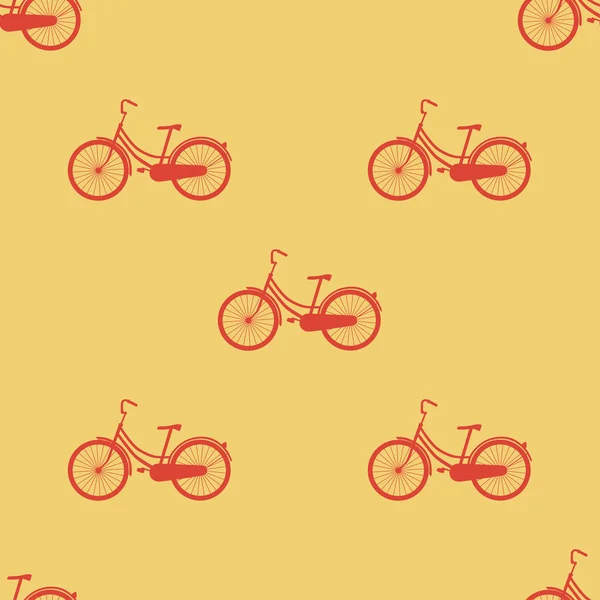 Cykelsömlöst mönster. vektor illustration — Stock vektor