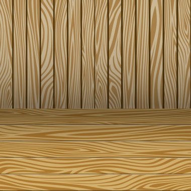 Vektör ahşap plakalar iç