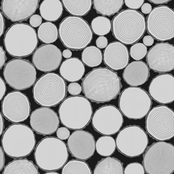 ツリー トランク背景をカット ツリー リングを見た. — ストックベクタ