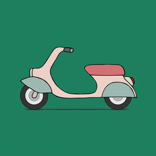 Classic moped — Stock vektor