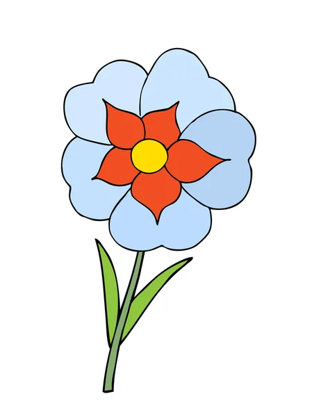 Schöne Blume. — Stockvektor