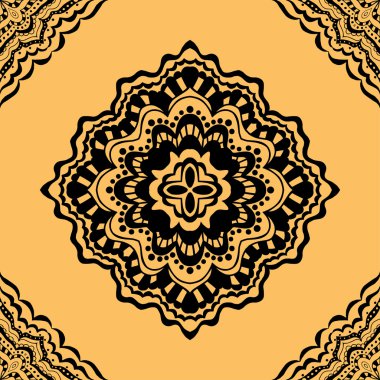 kesintisiz sarı desen.