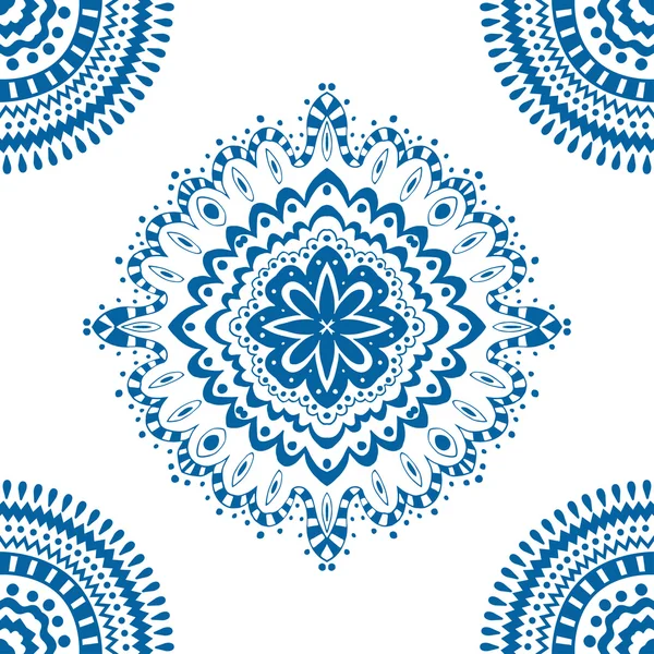 Seamless blue pattern — Stock Vector