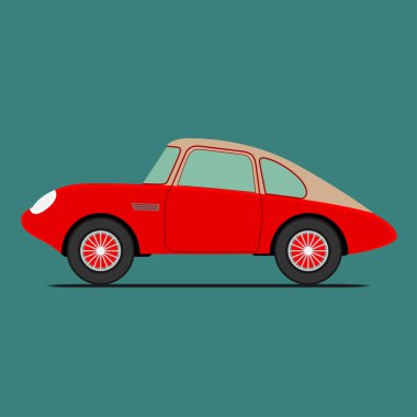 kırmızı spor araba