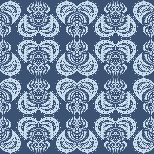 Seamless blue pattern — Stock Vector