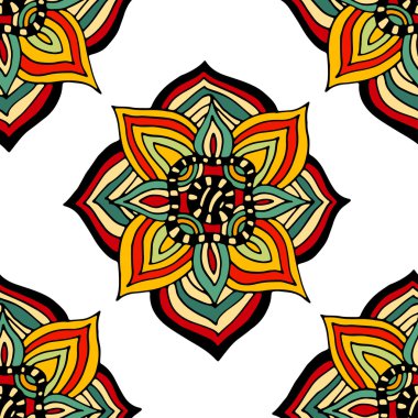 Kusursuz çiçek deseni