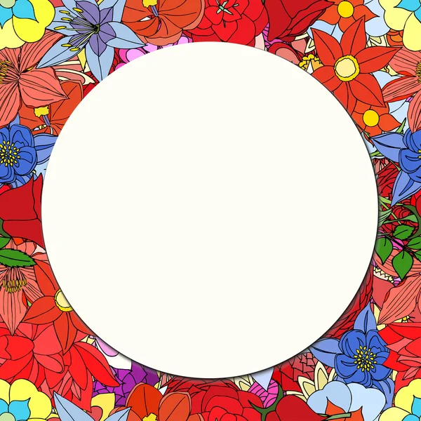 Papier rond — Image vectorielle