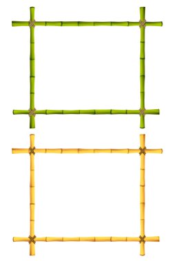 Bambu çerçeve kümesi