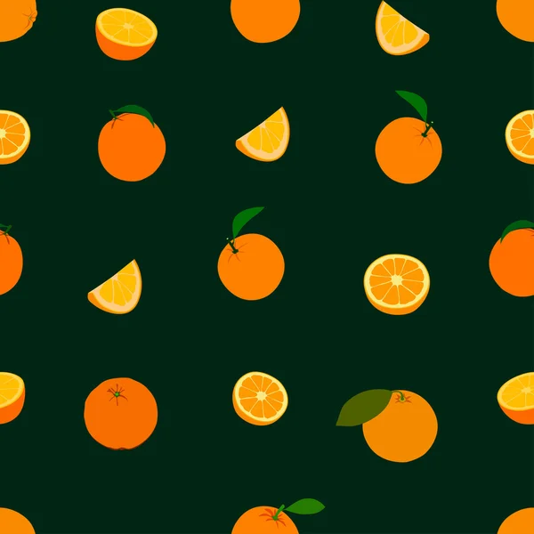 Patrón naranja . — Vector de stock