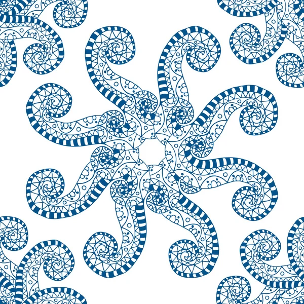 Blue pattern. — Stock Vector