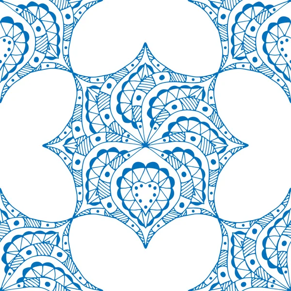 Patrón azul sin costuras — Archivo Imágenes Vectoriales