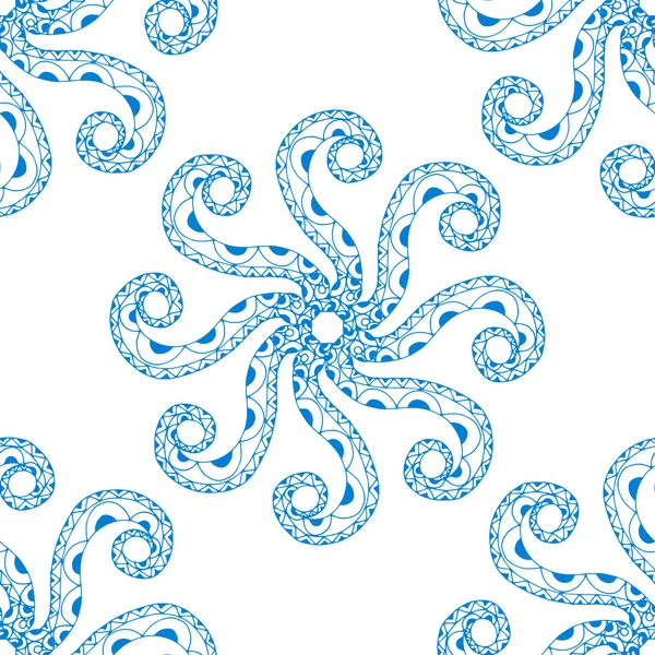 Seamless blue pattern — Stock Vector