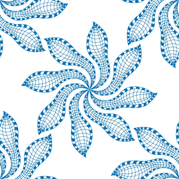 Patrón azul sin costuras — Vector de stock