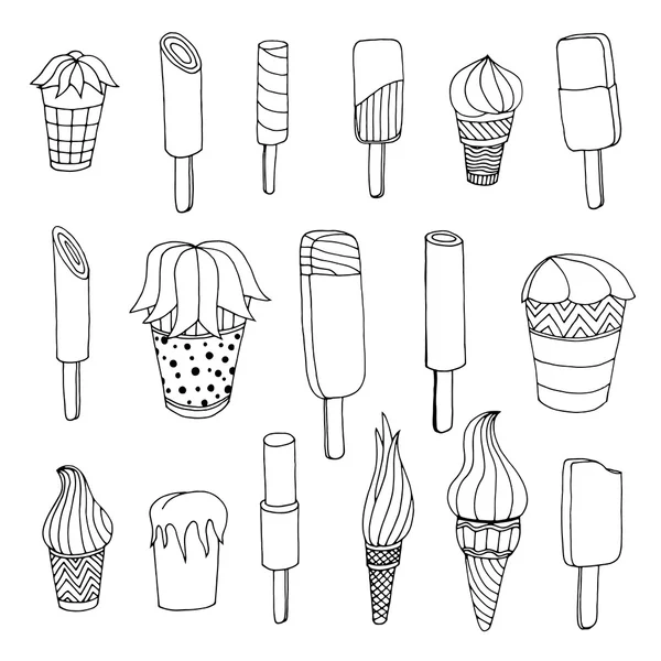 Ice cream — Stock Vector