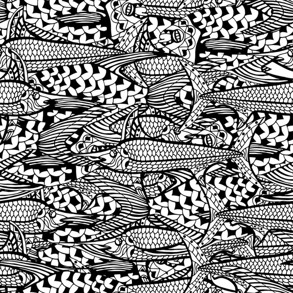 Fondo inconsútil para peces — Archivo Imágenes Vectoriales
