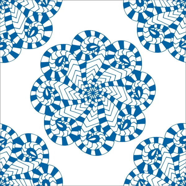 Bezešvé modrá vzor — Stockový vektor