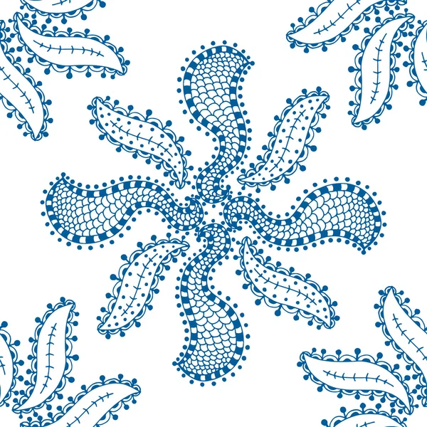 Modèle bleu sans couture — Image vectorielle