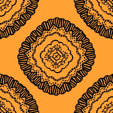 kesintisiz sarı desen.