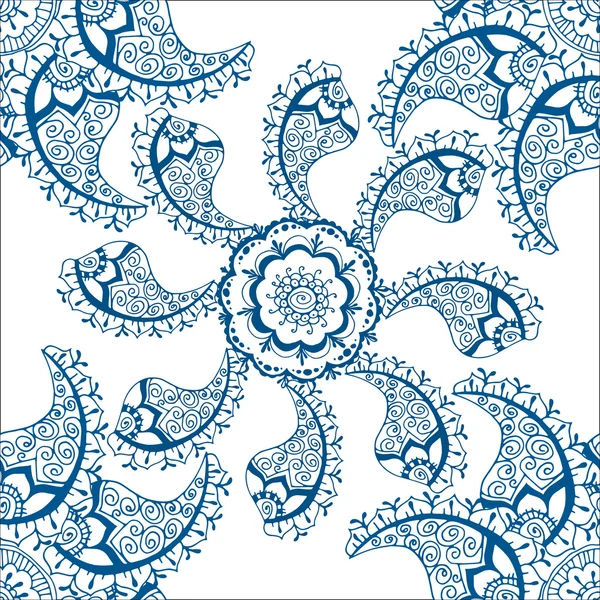 Seamless blue pattern — Stock Vector