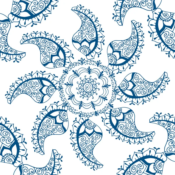 Seamless blue pattern — Stock Vector