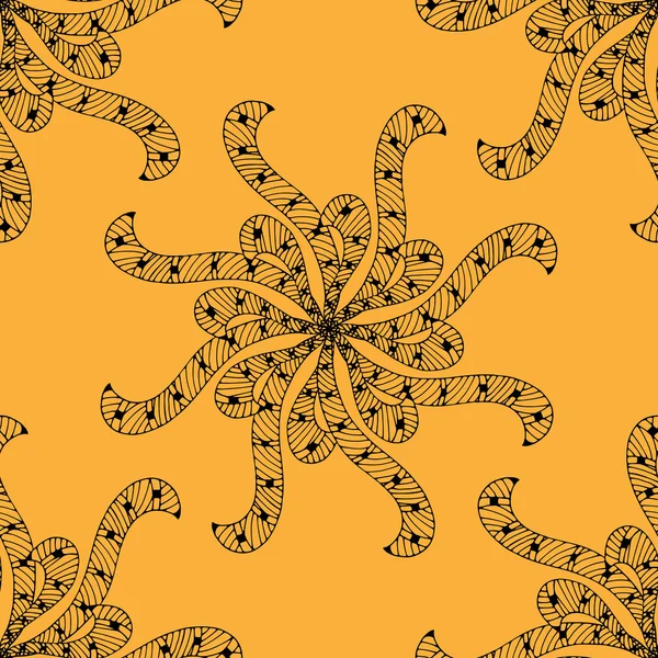 Seamless yellow pattern. — Stock Vector