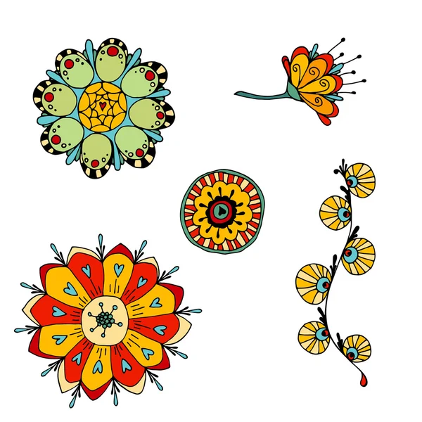 Fleurs croquantes — Image vectorielle