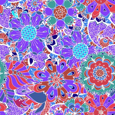 Kusursuz çiçek deseni