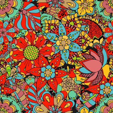 Kusursuz çiçek deseni