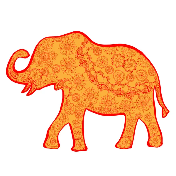 Elefante. — Vector de stock