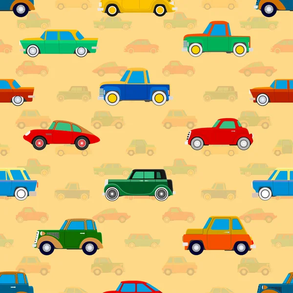 Wallpaper of cars. — Stock Vector