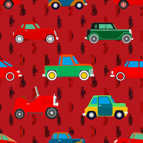 Wallpaper van auto 's. — Stockvector