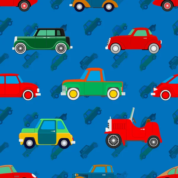 Wallpaper van auto 's. — Stockvector